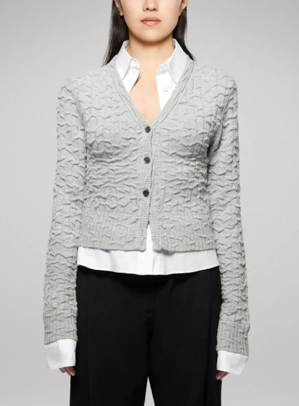 ACNE STUDIOS | Layered Knit Cardigan