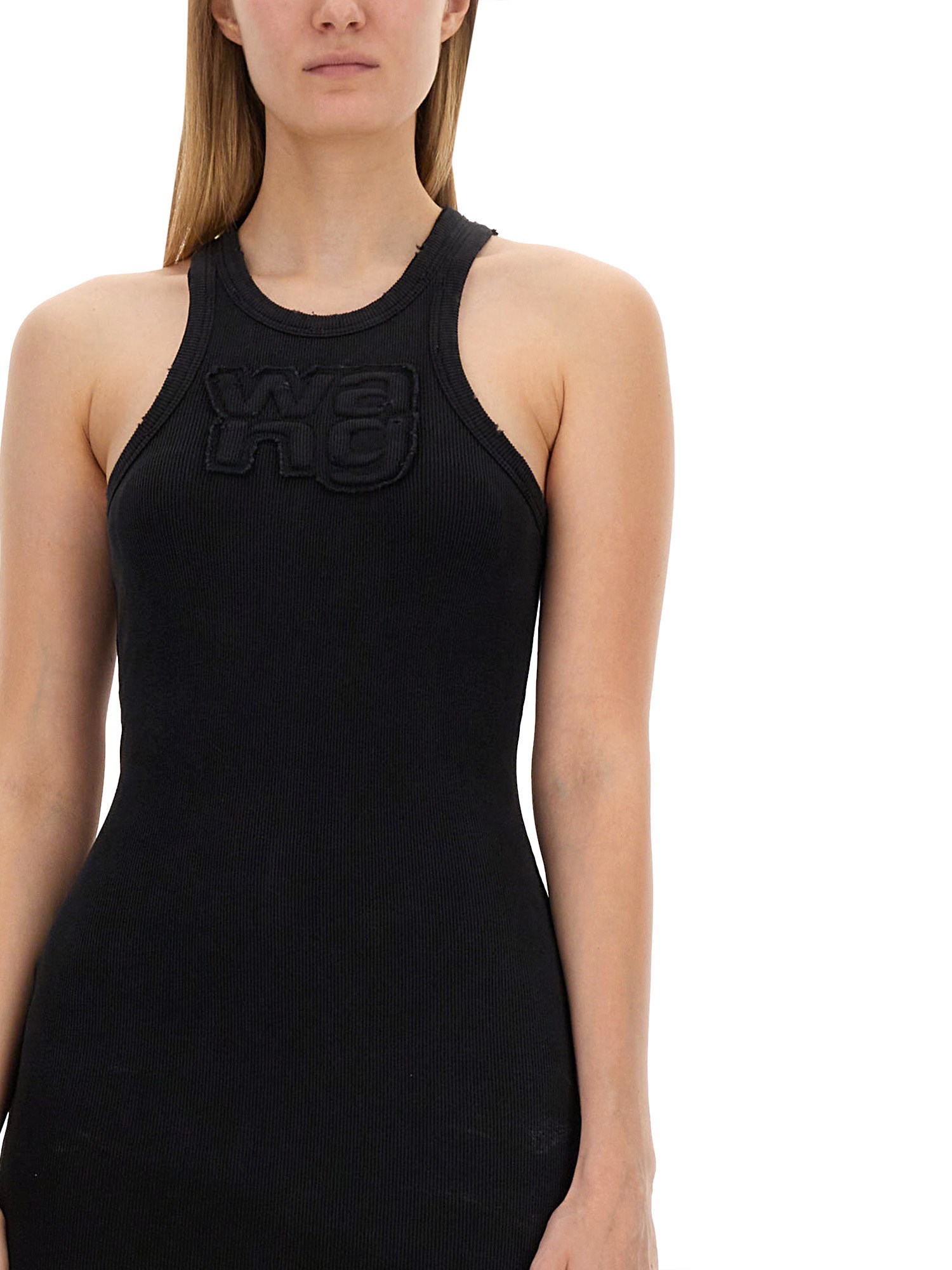 ALEXANDERWANG.T    MINI DRESS WITH LOGO