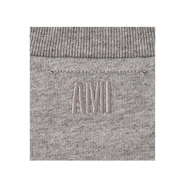 AMI PARIS  |Street Style Cotton Logo Designers T-Shirts