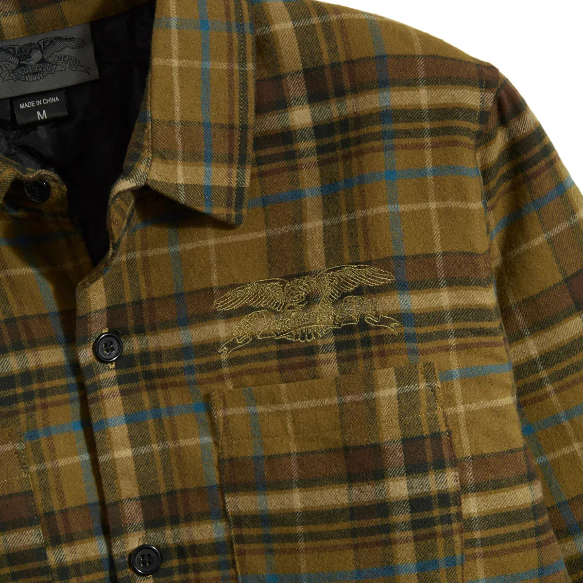 Anti Hero - Basic Eagle Flannel Jacket *SALE