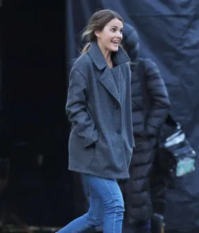 Antlers Keri Russell Coat - Famous Movies Women Coat