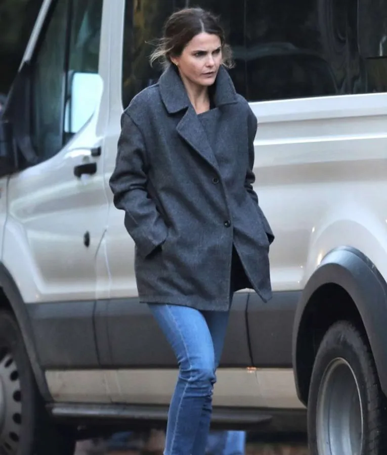 Antlers Keri Russell Coat - Famous Movies Women Coat