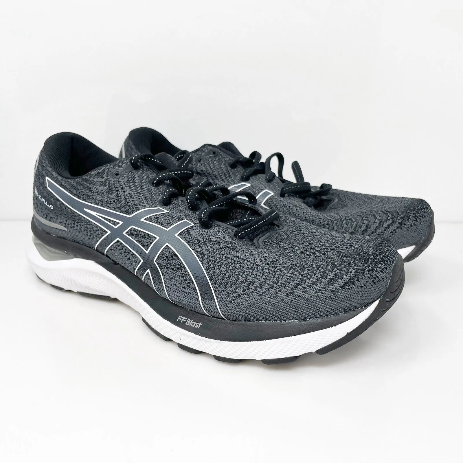 Asics Womens Gel Cumulus 24 1012B205 Black Running Shoes Sneakers Size 8.5 W