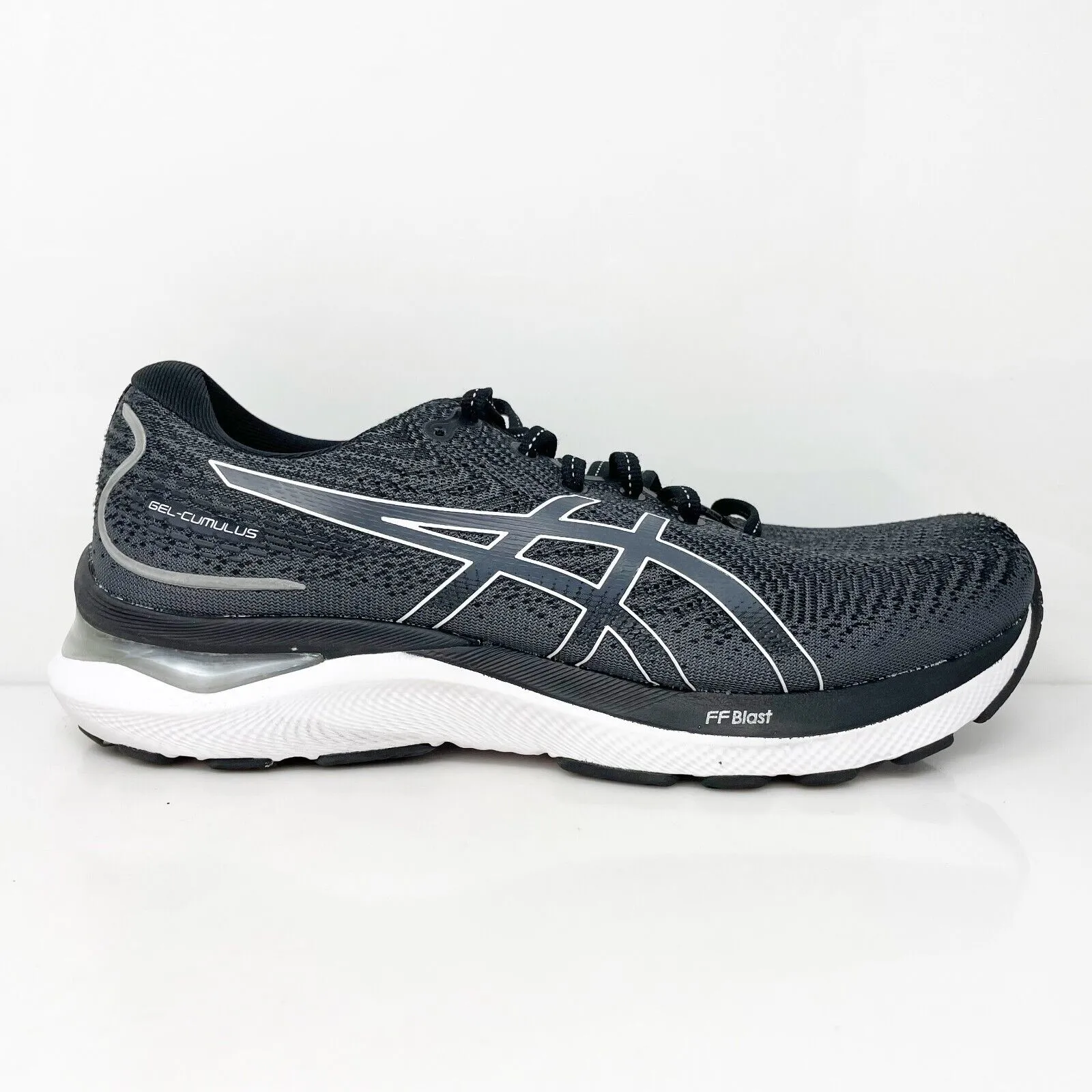 Asics Womens Gel Cumulus 24 1012B205 Black Running Shoes Sneakers Size 8.5 W