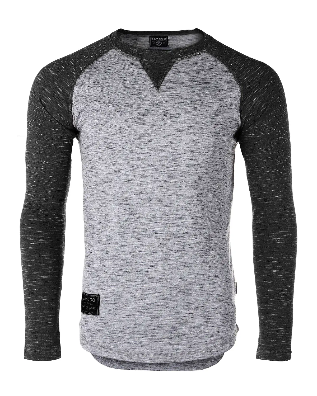 Athletic Fit Baseball Retro Contrast Long Sleeve Raglan T-Shirt