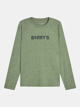 BARRY'S SAGE GREY RAGLAN LONG SLEEVE