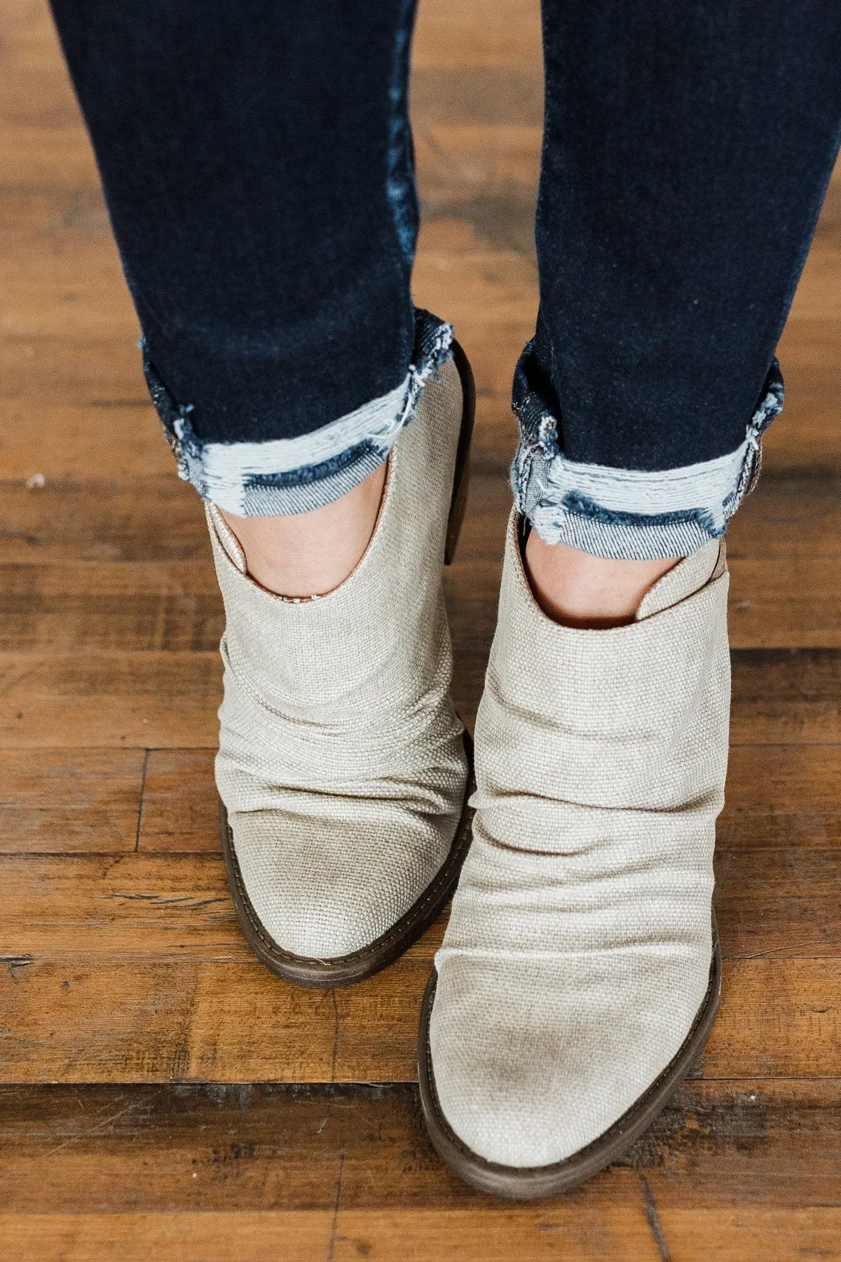 Blowfish Leben Booties- Light Taupe