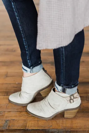 Blowfish Leben Booties- Light Taupe