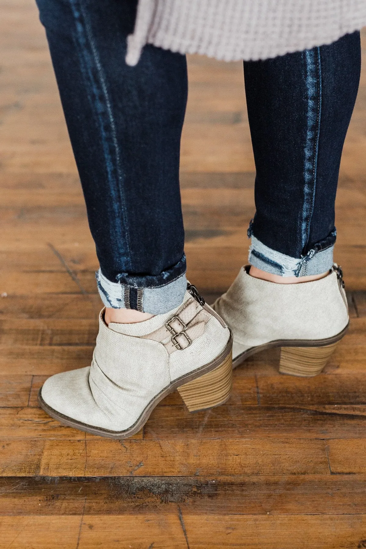 Blowfish Leben Booties- Light Taupe