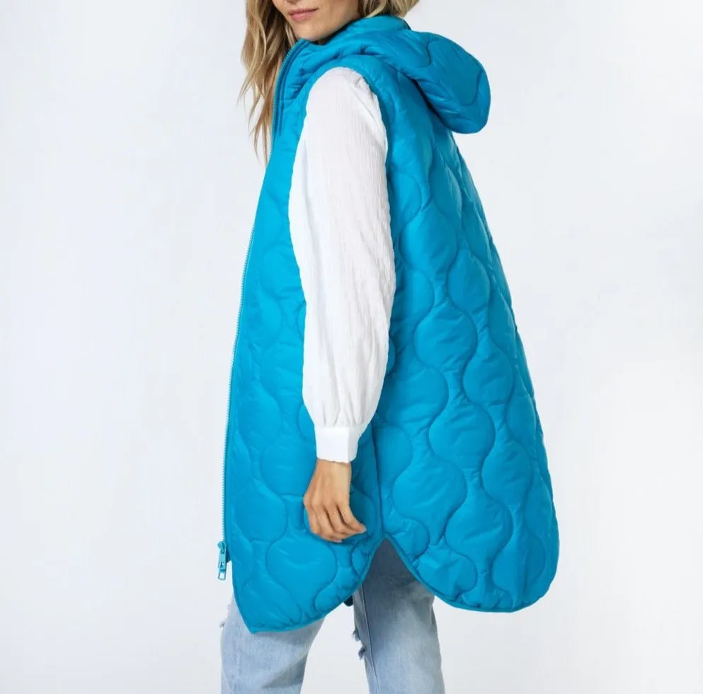 Body Warmer Quilted Long Vest