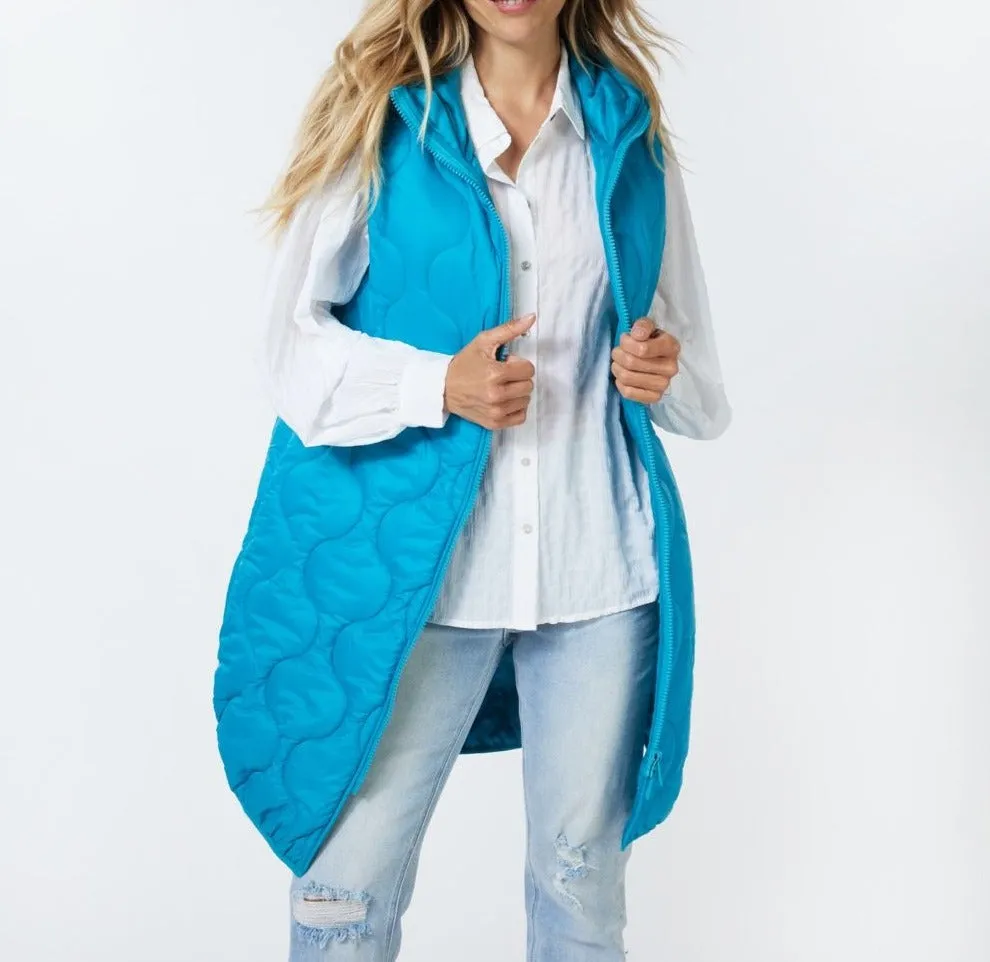 Body Warmer Quilted Long Vest