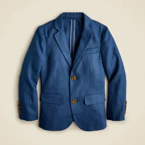 Boys' Ludlow unstructured suit jacket in linen