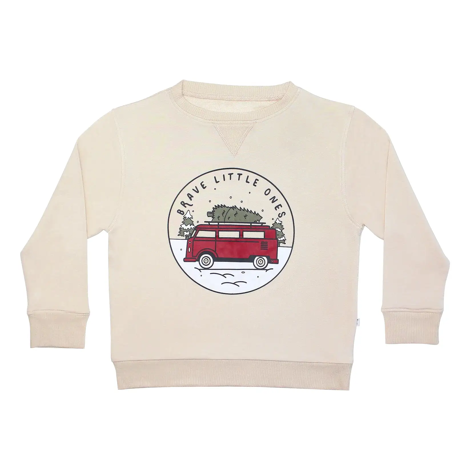 Brave Little Ones - VW Red French Terry Pullover