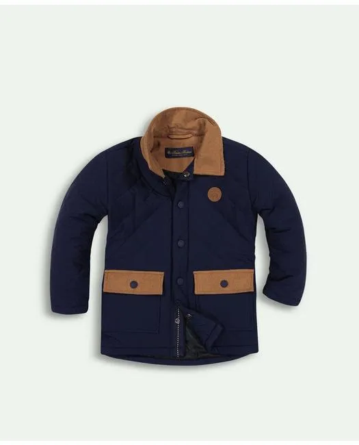 Brooks Brothers Kids Quilted Jacket Navy