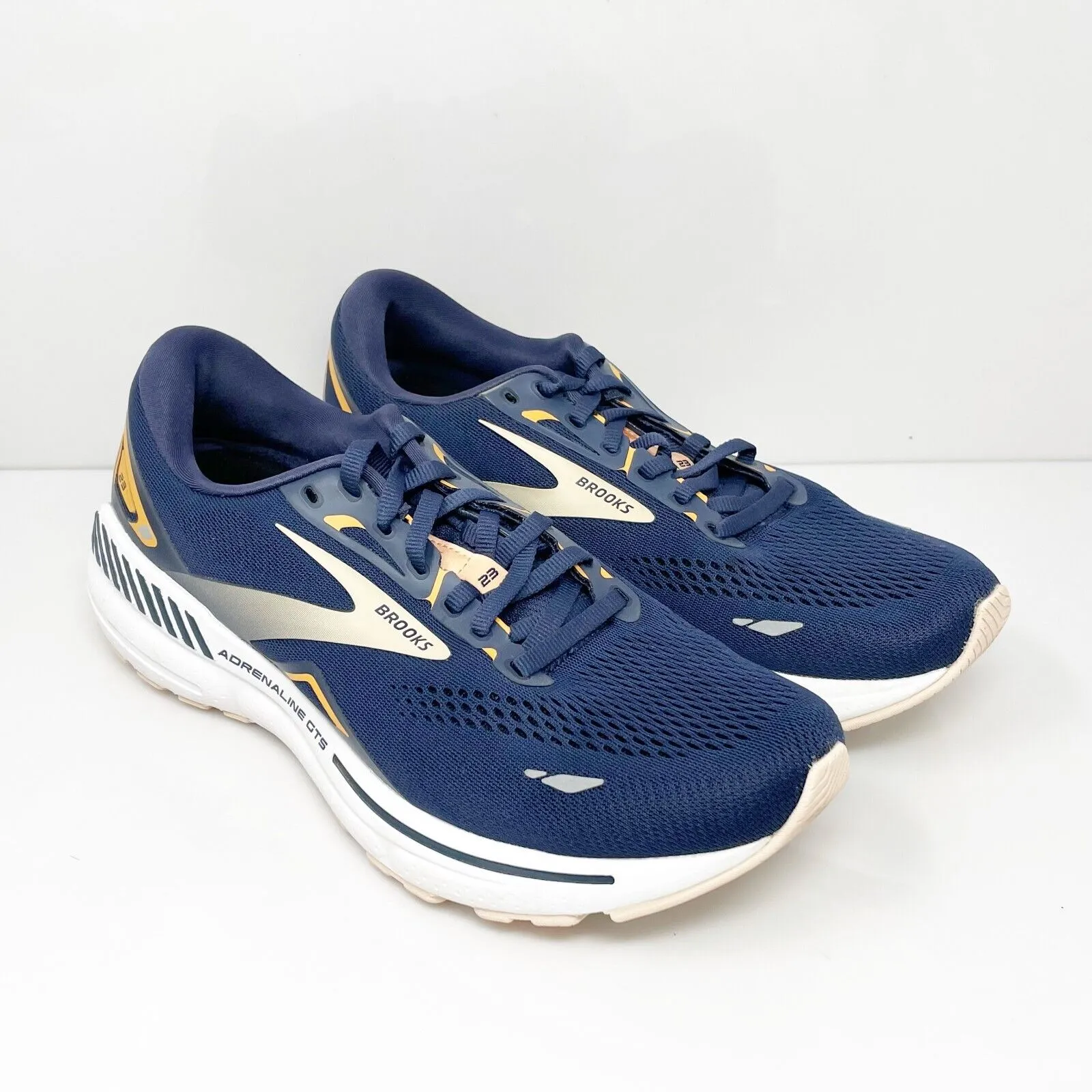 Brooks Womens Adrenaline GTS 23 1203811B482 Blue Running Shoes Sneakers Size 11B