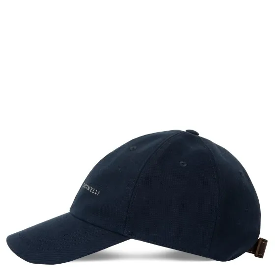 BRUNELLO CUCINELLI Logo Cap Navy