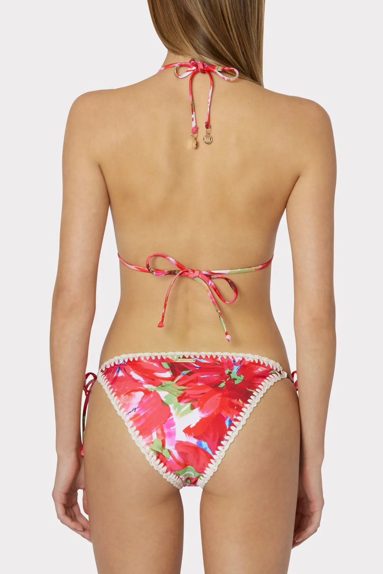 Brushstroke Floral Mika Bikini Bottom