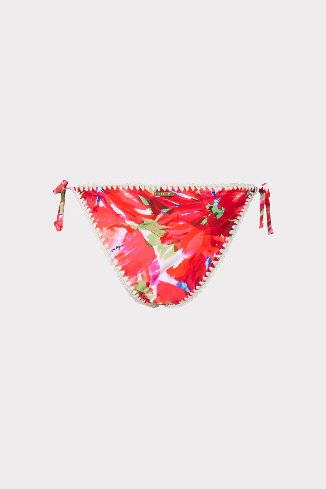 Brushstroke Floral Mika Bikini Bottom