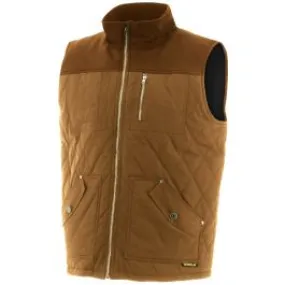 CAT Workwear Mens Waxed Cotton Warm Lined Gilet Body Warmer