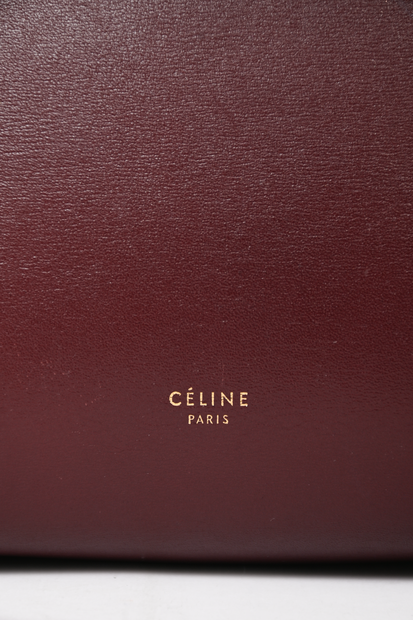 Celine 2016 Burgundy Contrast Stitch Mini Belt Bag with Strap