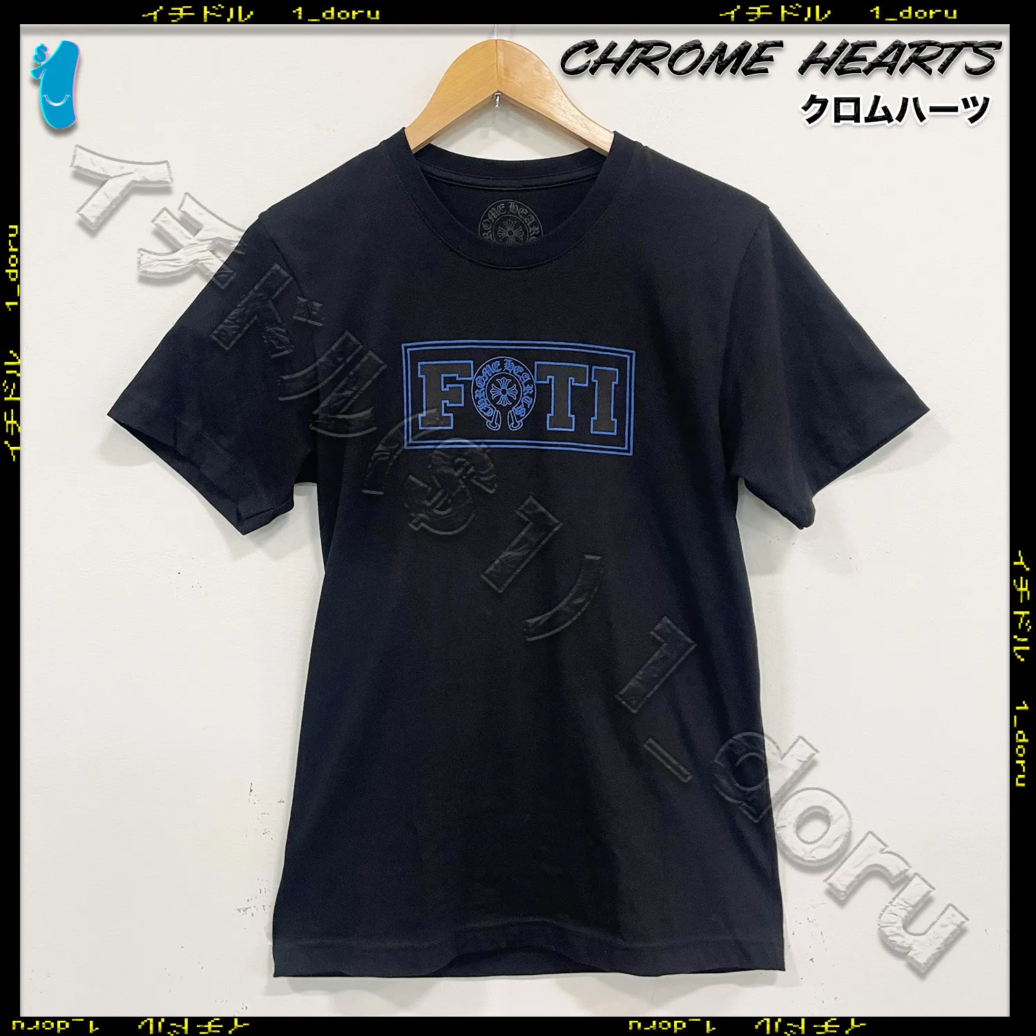 CHROME HEARTS  |Unisex Street Style Plain Cotton Short Sleeves Logo T-Shirts