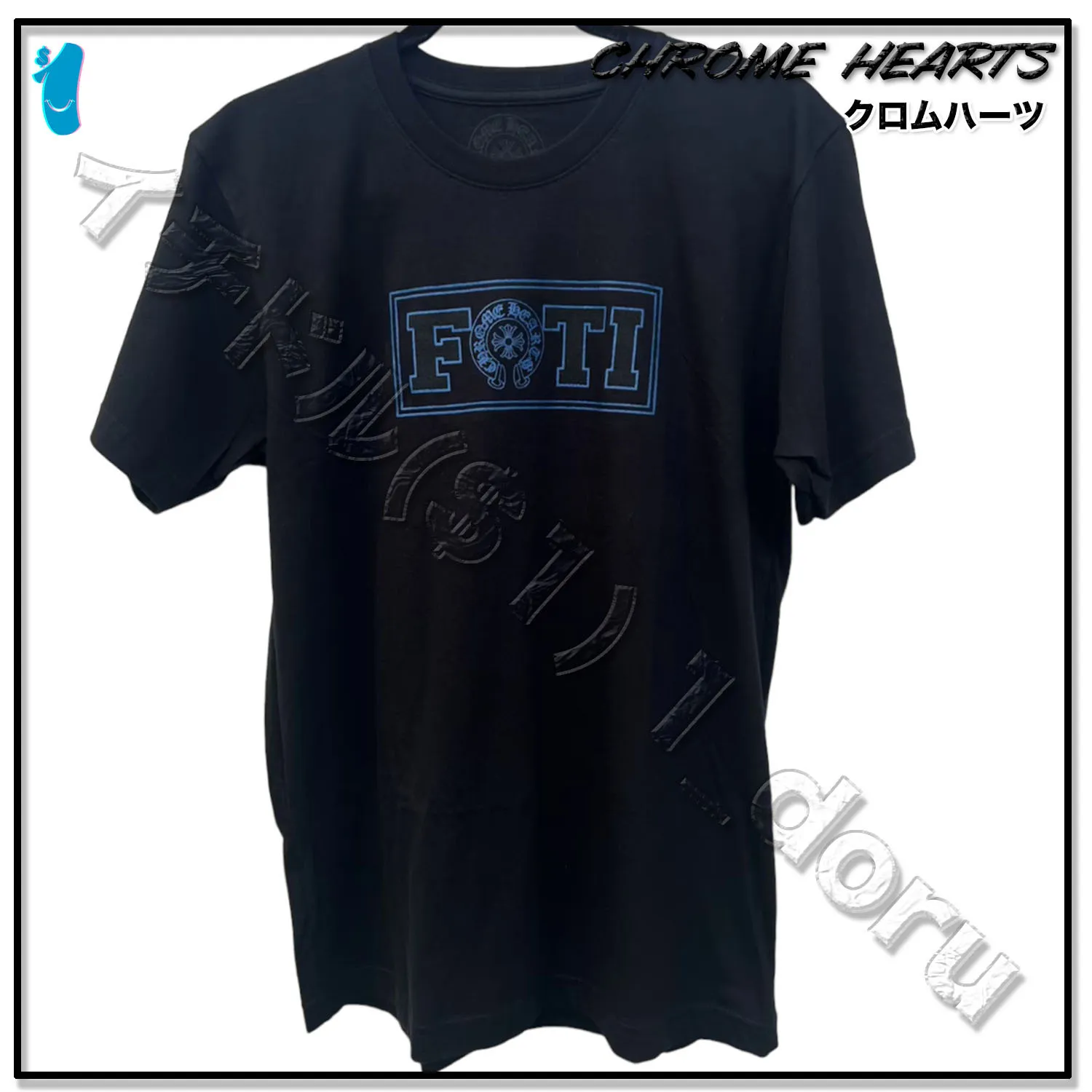 CHROME HEARTS  |Unisex Street Style Plain Cotton Short Sleeves Logo T-Shirts