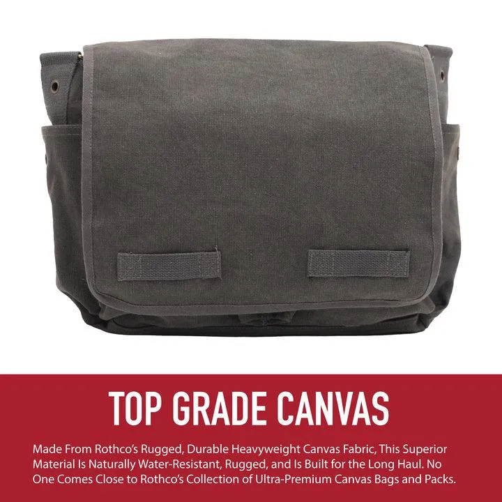 Classic Canvas Messenger Bag