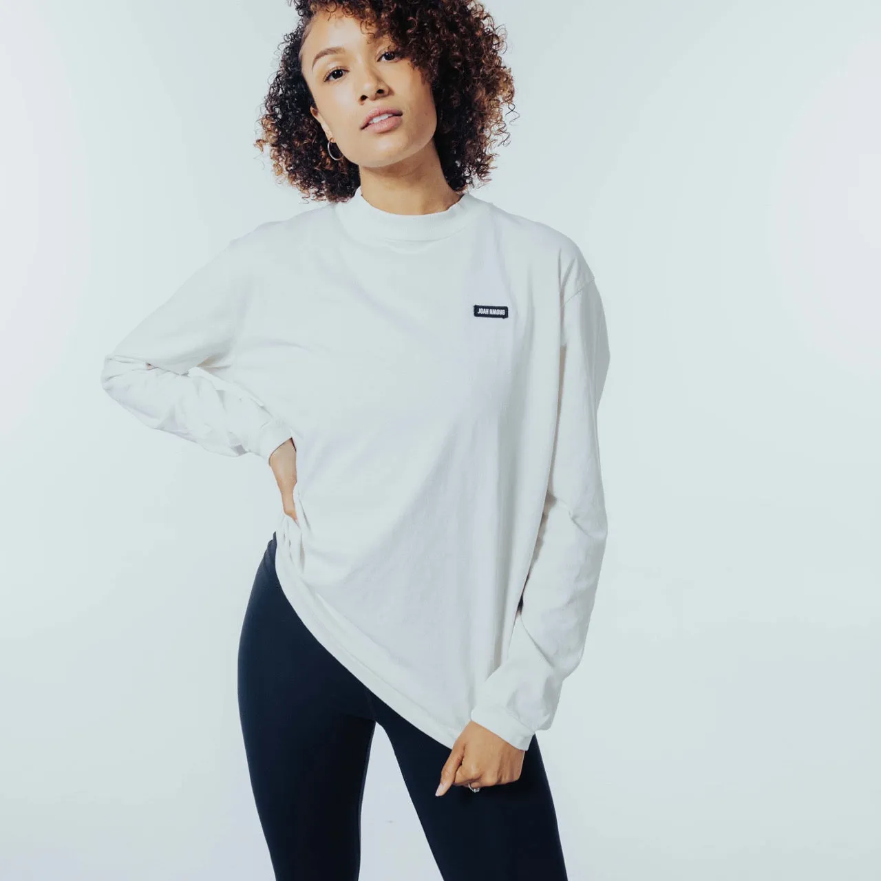 Classic Oversized Long Sleeve - French Terry w/ Logo