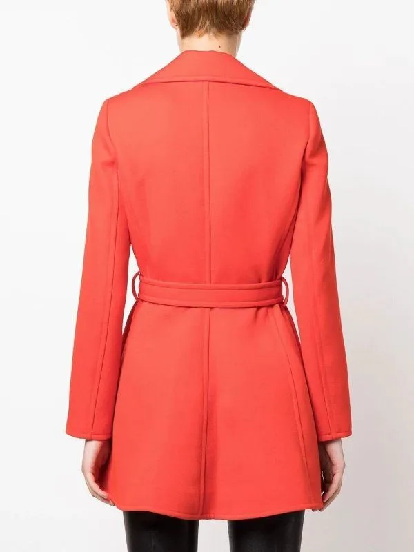 COURREGS Red Crepe Jacket for Women - FW22