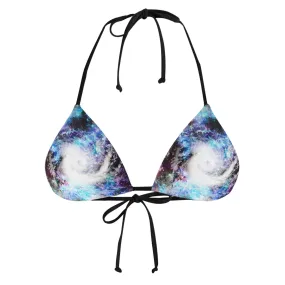 CYCLONE BLACK STRING BIKINI TOP