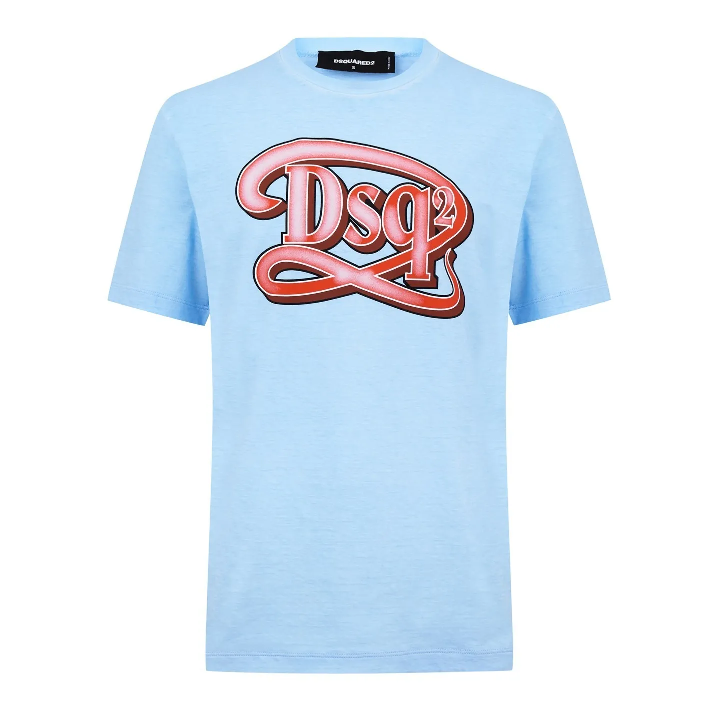 D SQUARED2  |Cotton Short Sleeves Bridal Logo Luxury Outlet T-Shirts