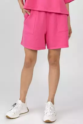 Dayton French Terry Short in Pink Pepper