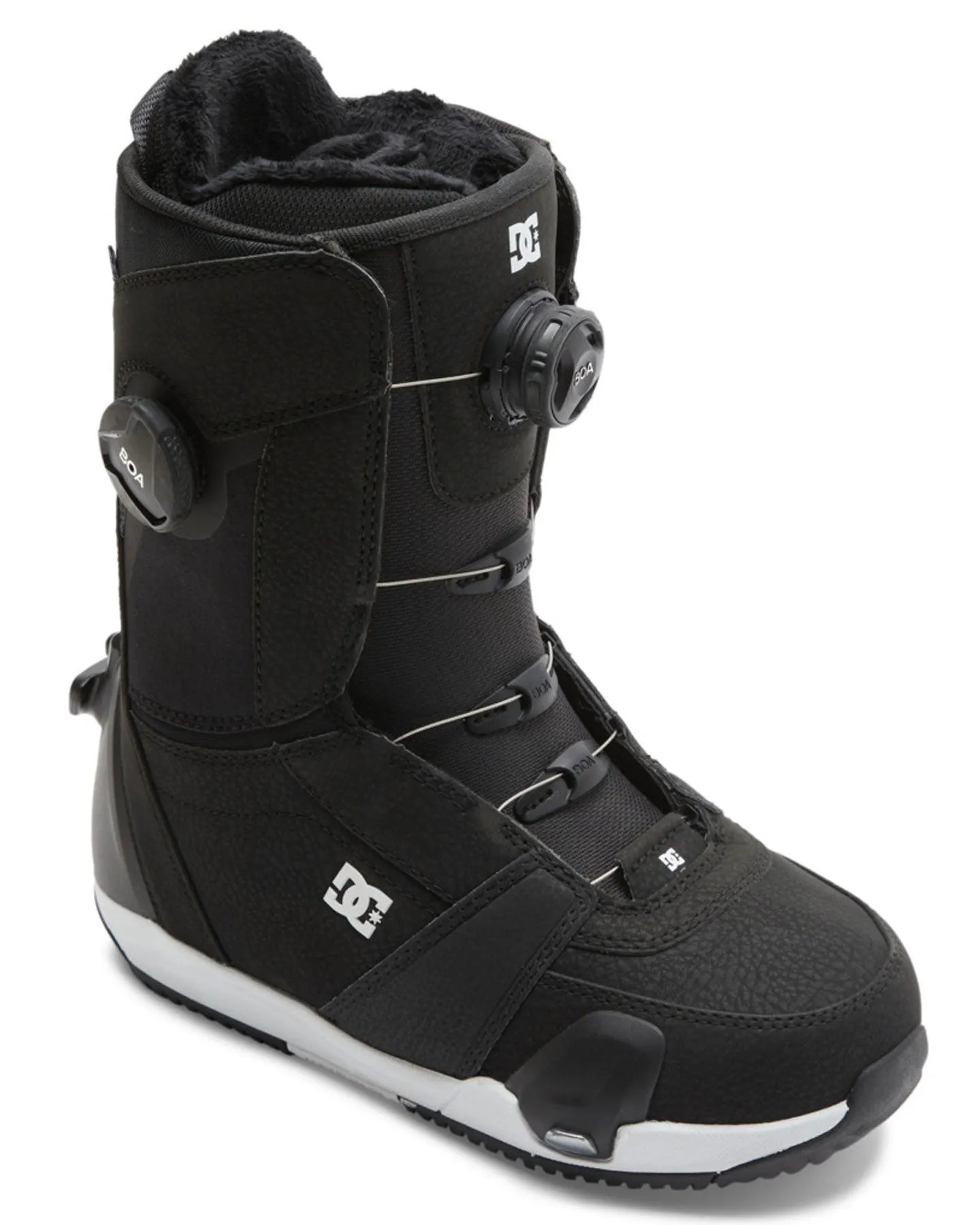 DC Women's Lotus Step On® Snowboard Boots - Black/White | Shop Snowboard Boots at Trojan Wake Ski Snow & Snow Skiers War