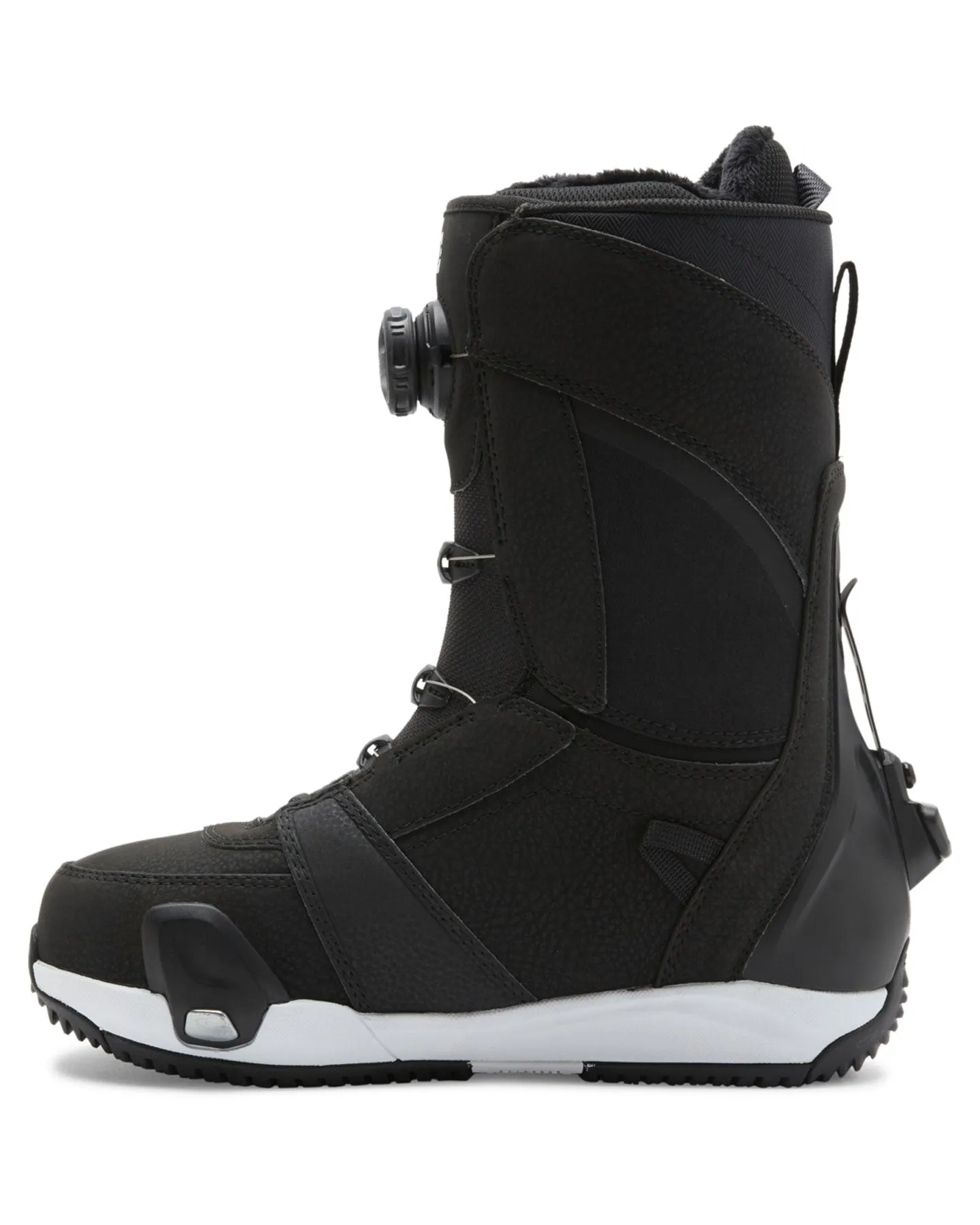 DC Women's Lotus Step On® Snowboard Boots - Black/White | Shop Snowboard Boots at Trojan Wake Ski Snow & Snow Skiers War