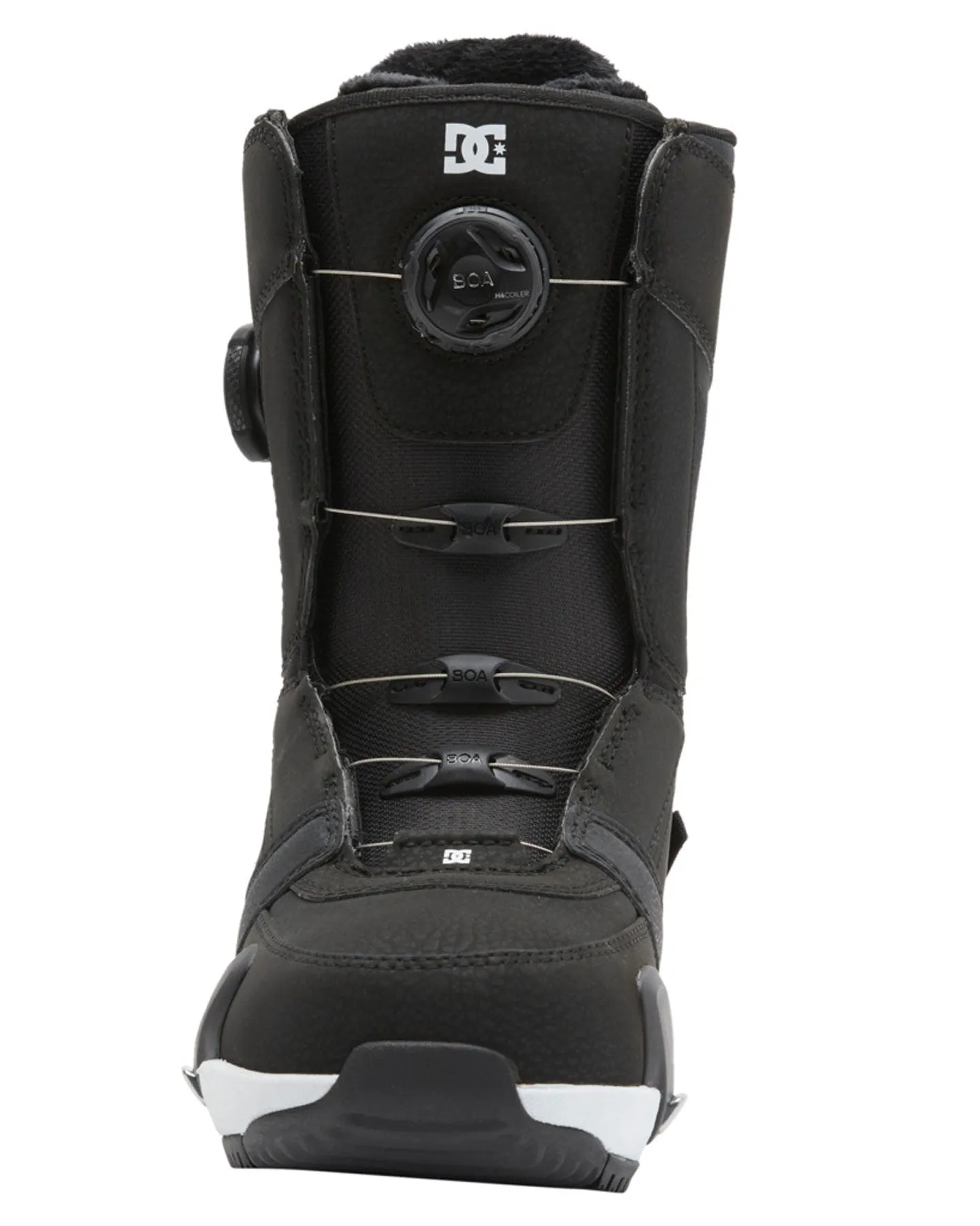 DC Women's Lotus Step On® Snowboard Boots - Black/White | Shop Snowboard Boots at Trojan Wake Ski Snow & Snow Skiers War