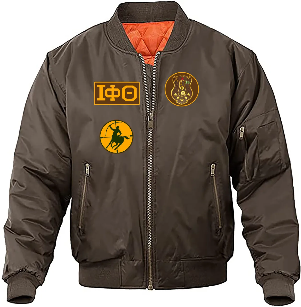 Deference Clothing® compatible with Iota Phi Theta Clothing® Chapter 59 Bomber Jacket Patches