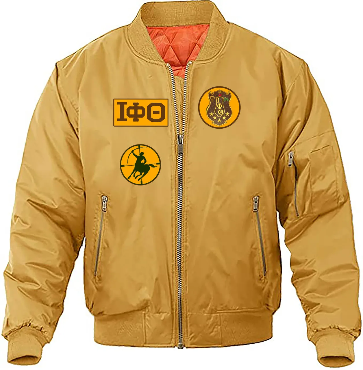 Deference Clothing® compatible with Iota Phi Theta Clothing® Chapter 59 Bomber Jacket Patches