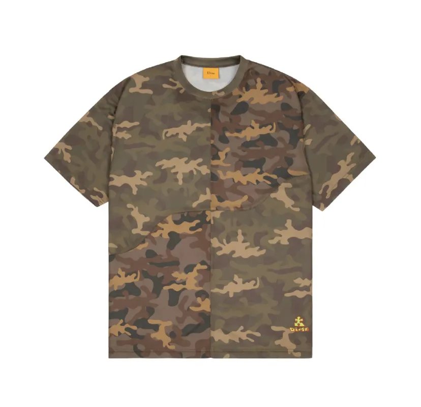 Dime  |Camouflage Unisex Street Style Short Sleeves Logo Military