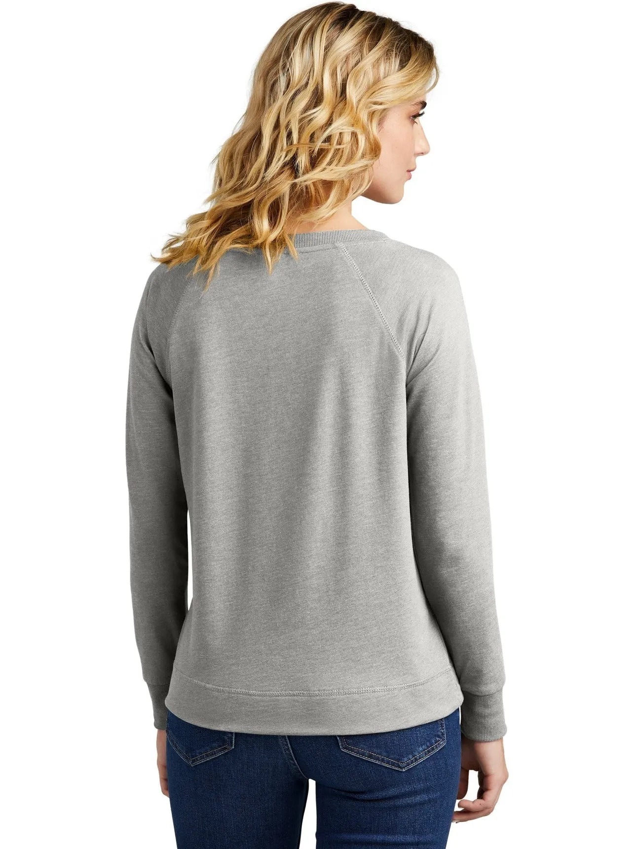 District Ladies Featherweight French Terry Long Sleeve Crewneck