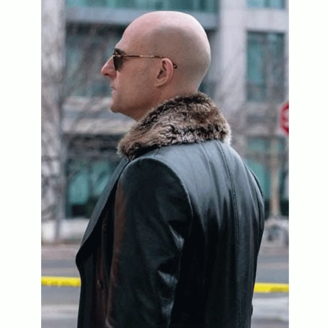 Dr Sivana Coat | Shazam Mark Strong Leather Coat