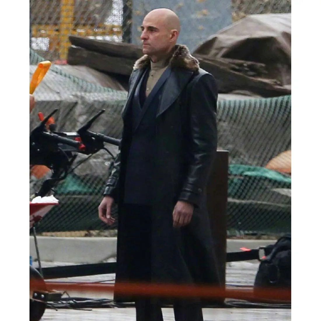 Dr Sivana Coat | Shazam Mark Strong Leather Coat