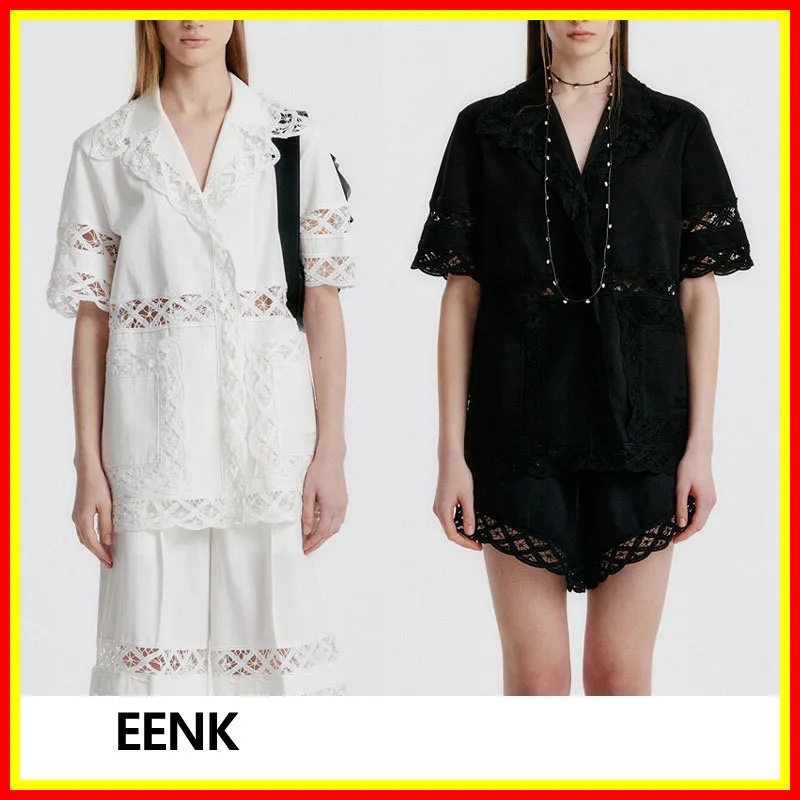 EENK  |Street Style Short Sleeves Shirts & Blouses