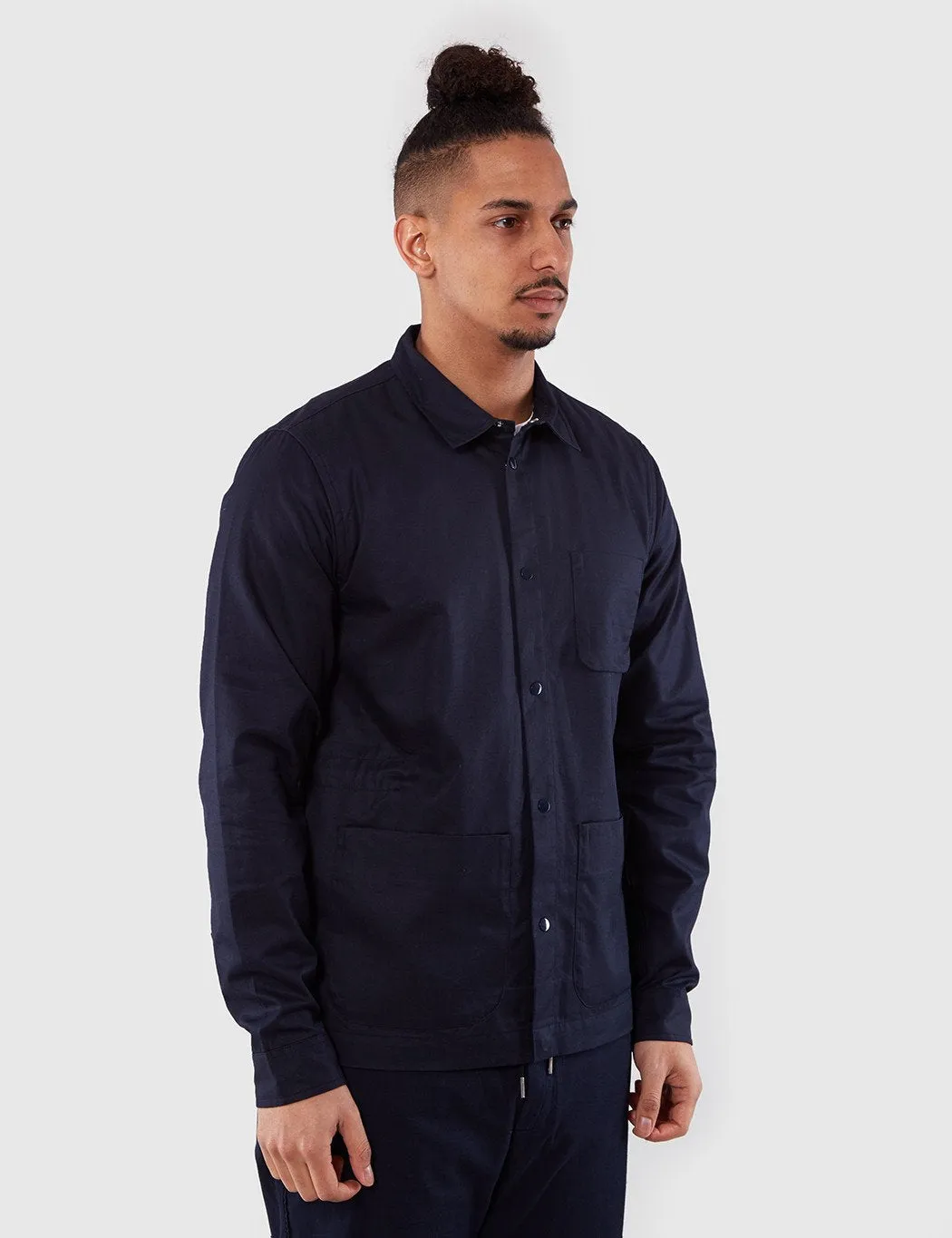 Folk Painters Jacket - Navy Blue