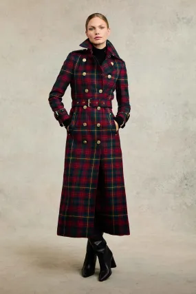 Full Length Marlborough Trench Coat (Logan Tartan)