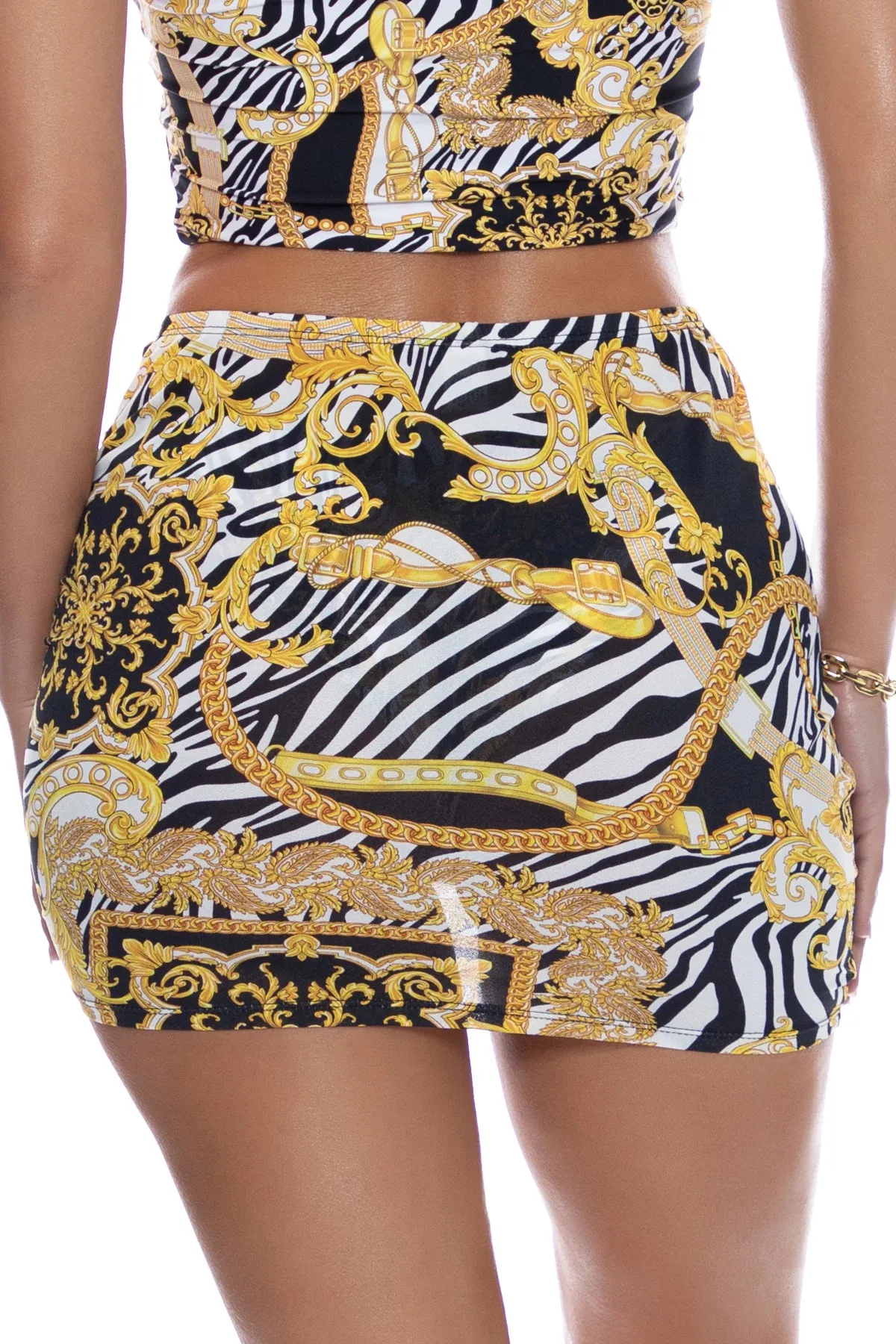 Goddess Vibes Scrunch Mini Skirt