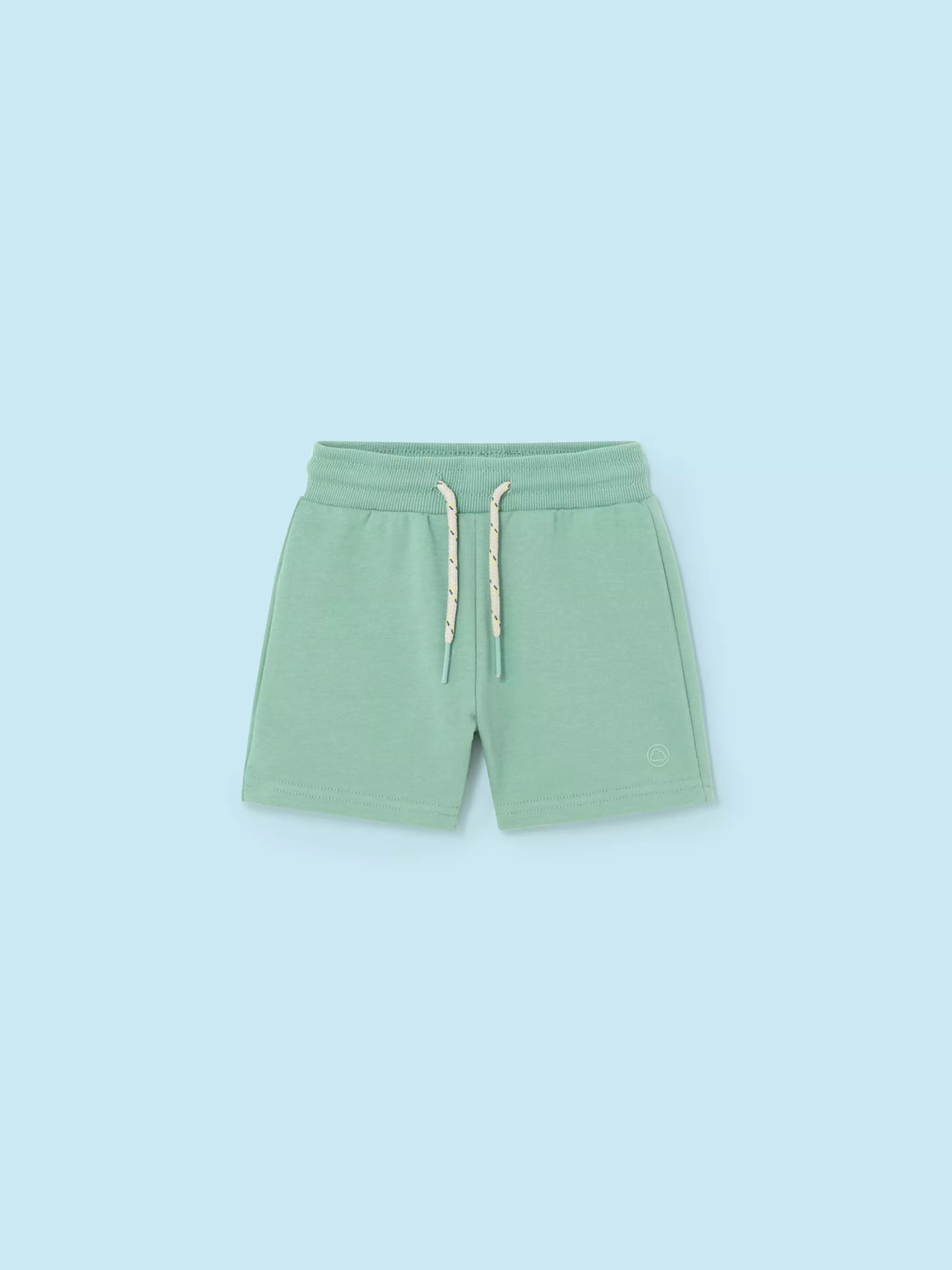 Green French Terry Shorts