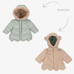 Green Reversible Baby Coat 