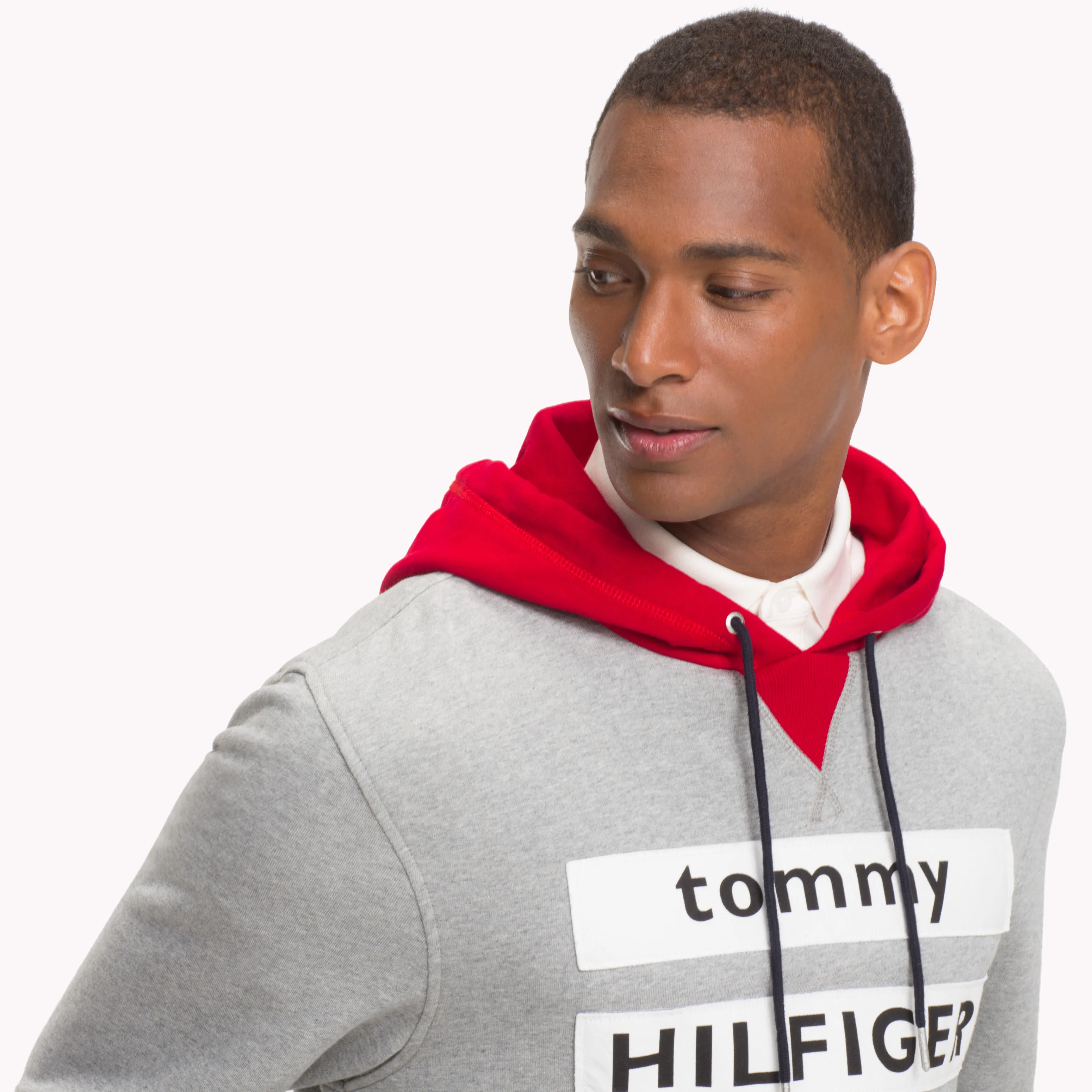 Grey Relaxed Fit Hoodie | Sweatshirts & Hoodies | Tommy Hilfiger