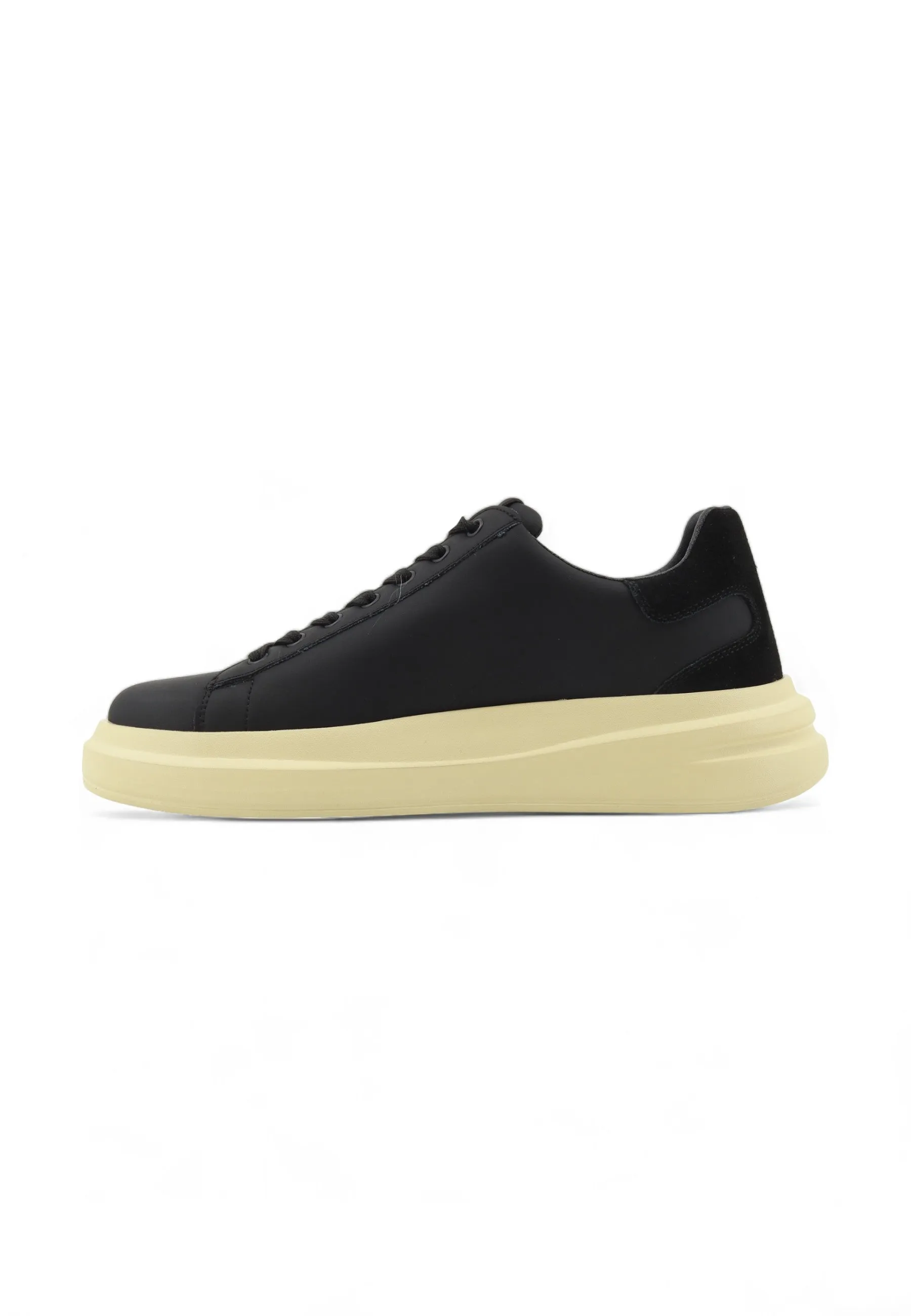 GUESS Retro Suede Sneaker Uomo Black FMTELBELE12