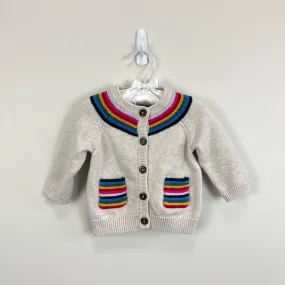 Hanna Andersson Rainbow Knitcraft Cardigan 70 cm 6-12 Months